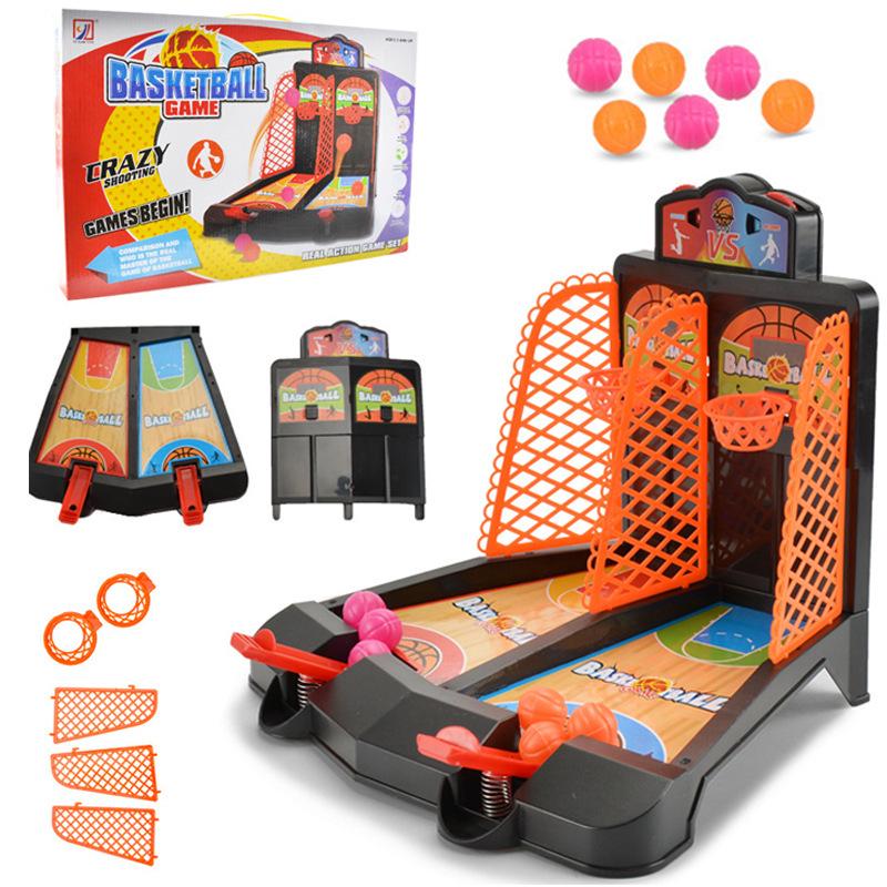 Mini Basketball Table Game: Double Player Shooting & Parent-Child Interaction