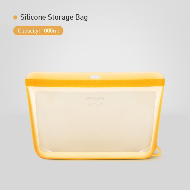 Philips Avent Silicone Food Friut Storage Bag 500ml/1000ml/1500ml