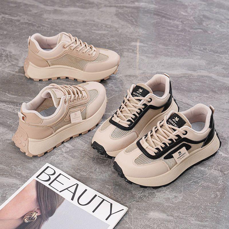Mesh Dad Shoes Women's Summer Thick-soled Non-slip Versatile Casual Shoes Breathable Casual Sneakers