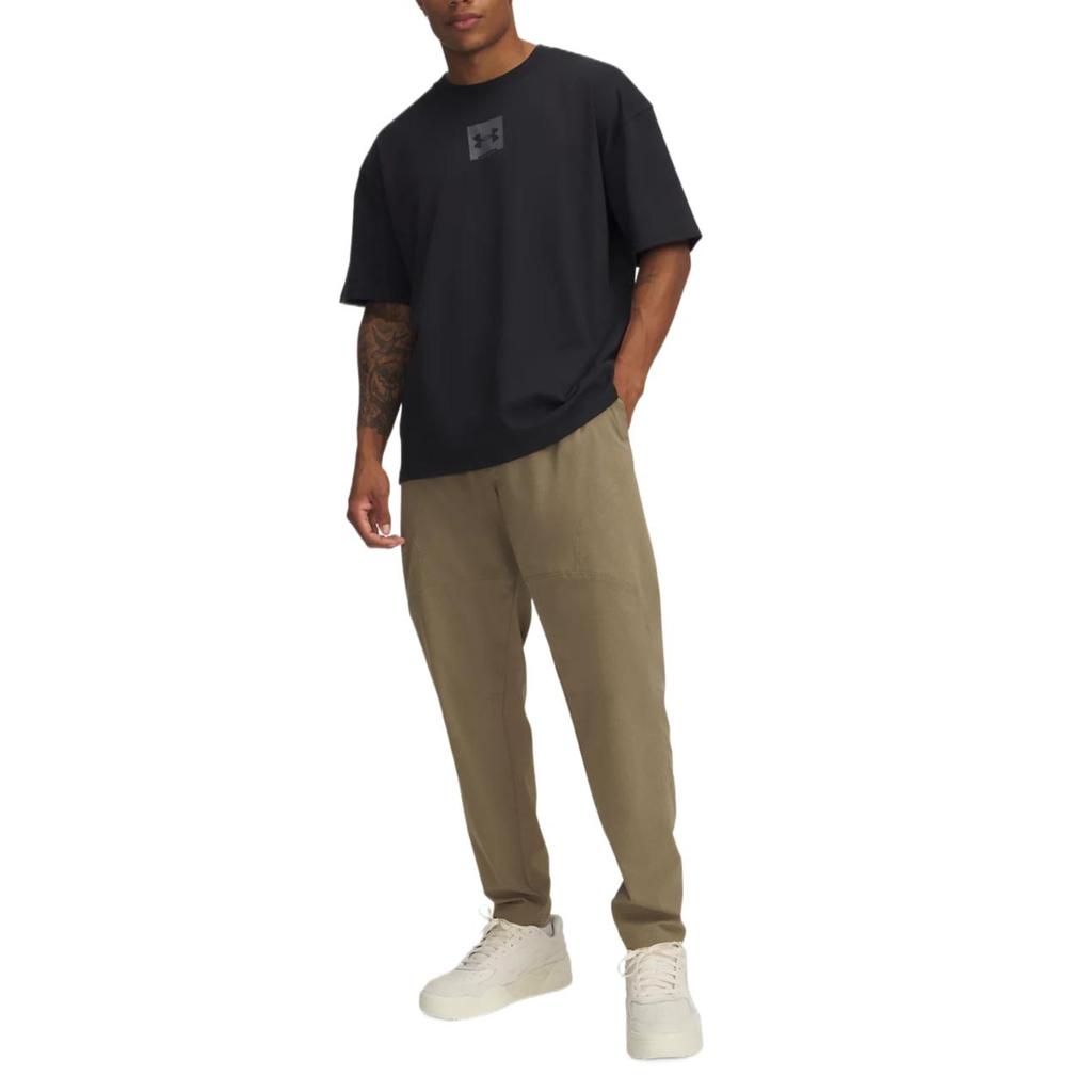 Under Armour Incontrolável UA Renda Cor Sólida Confortável Versátil Calças Casuais Calças Masculinas Cinza Quartzo 1383033-251