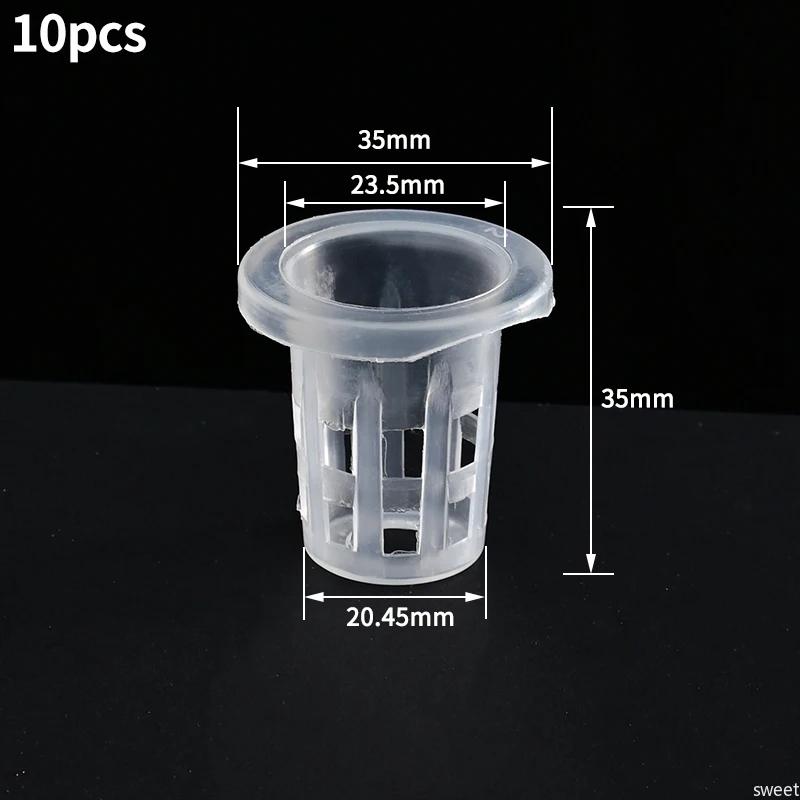 50 шт. Гидропонное устройство Горшок для посадки Безземельная сетка Рассада для выращивания овощей Фиксатор-губка Контейнер Садовые инструменты для дома