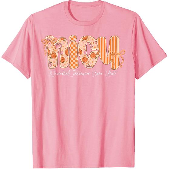 Nicu Nurse Cutest Pumpkin Fall Thanksgiving Nursing T-Shirt