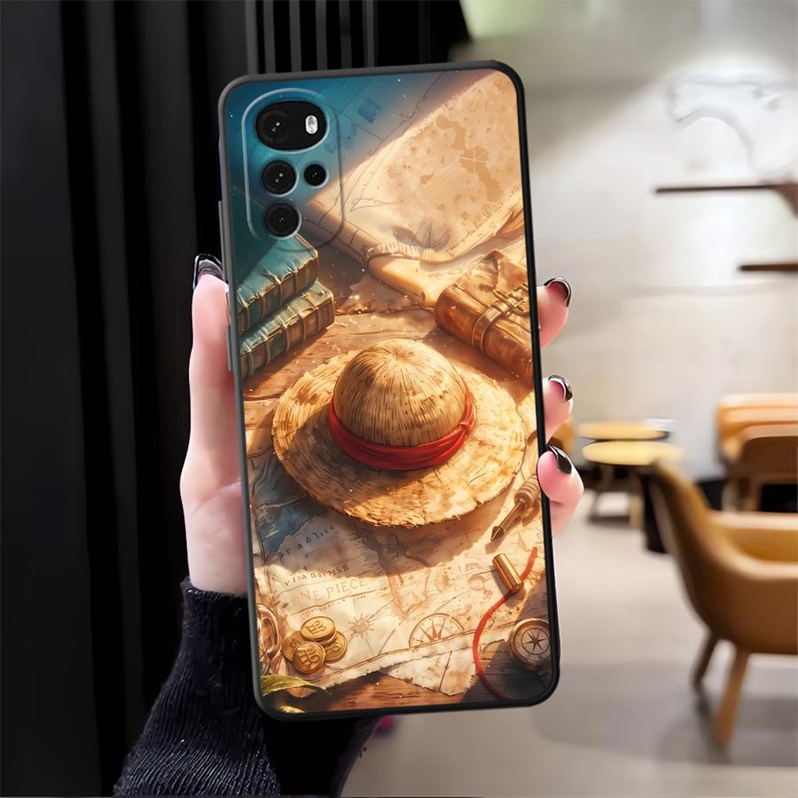 Case for Moto S30 Pro Edge 20 30 X30 Pro Funda Phone Cover Luffy Zoro Cartoon