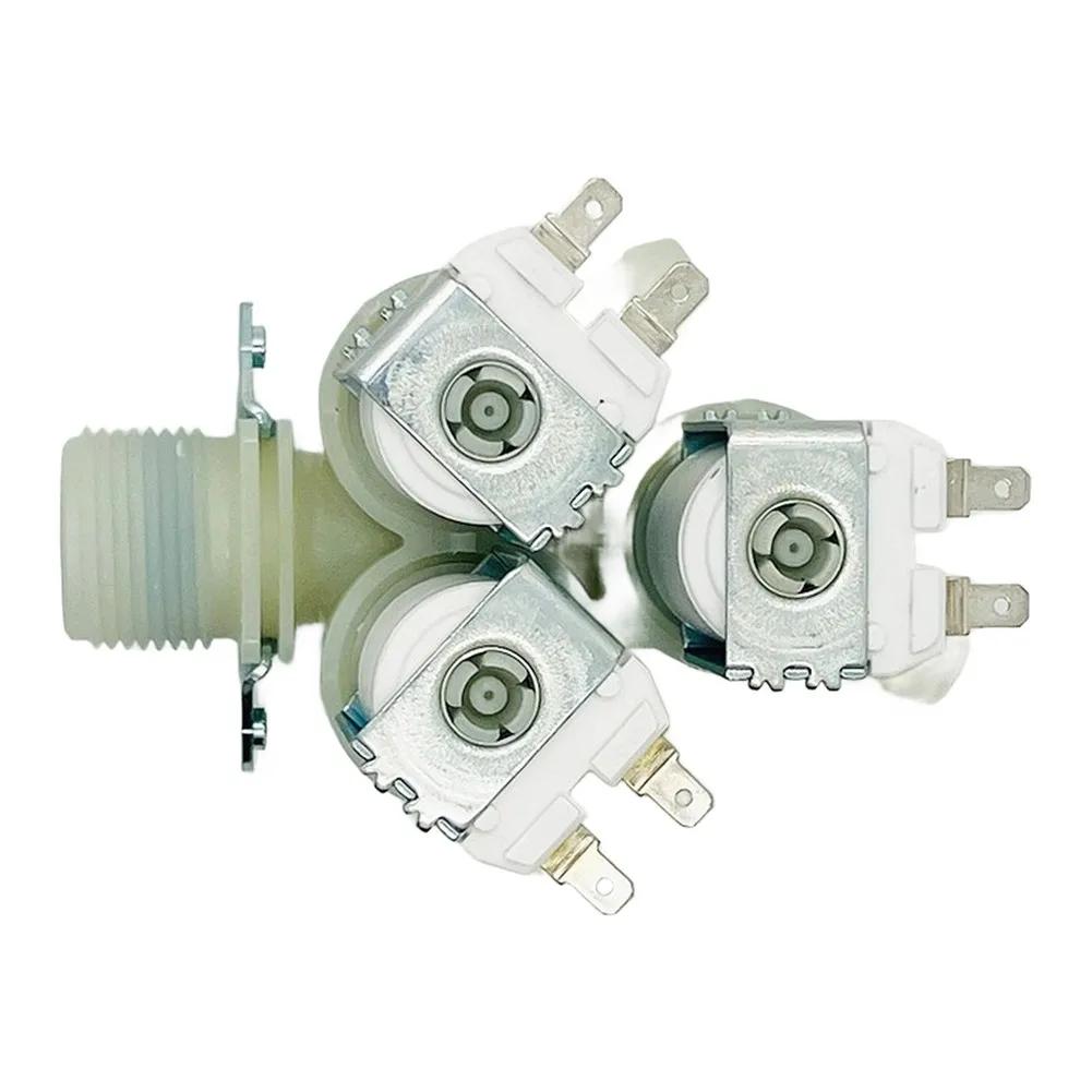 Solenoid Valve Washing Machine 5220FR2075V DC12V Electromagnetic Inlet Valve with Construction and Wide Compatibility