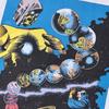 EVERSOUL Marvel Langarm-T-Shirt, Doctor Strange, Captain America, Amerikanischer Comic-Charakter Merchandise, Herren, Weiß, Größe XL [Parallelimport]