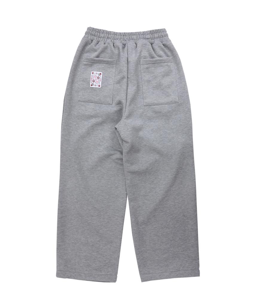 SIWL107 Crochet Sweat Pants (Melange Gray)