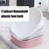 Soft Plastic Foot Bath Basins Ergonomic AntiSkid Texture Foot Bath Tub Ideal For Elderly Kids Family Easy To Clean