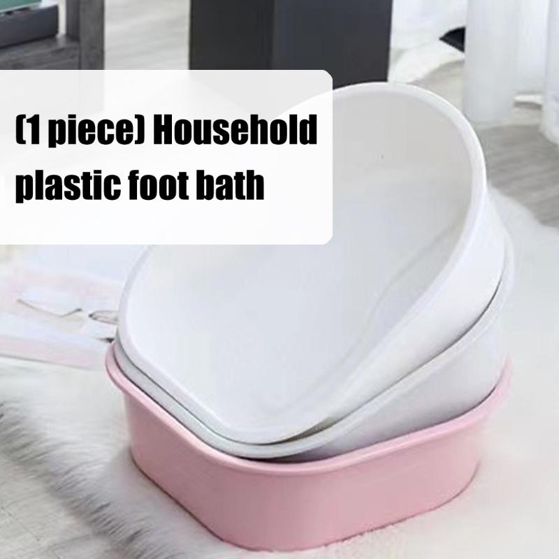 Soft Plastic Foot Bath Basins Ergonomic AntiSkid Texture Foot Bath Tub Ideal For Elderly Kids Family Easy To Clean