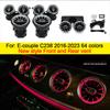 64 Colors LED Air Vents For Mercedes Benz W213 E-Class Coupe AMG E43 E53 E250 3D Rotating Tweeter Speaker Interior Ambient Light