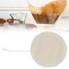 10 Hochdichte Runde Stofffilter für Siphon-Kaffeezubereiter, 10-teiliges Set