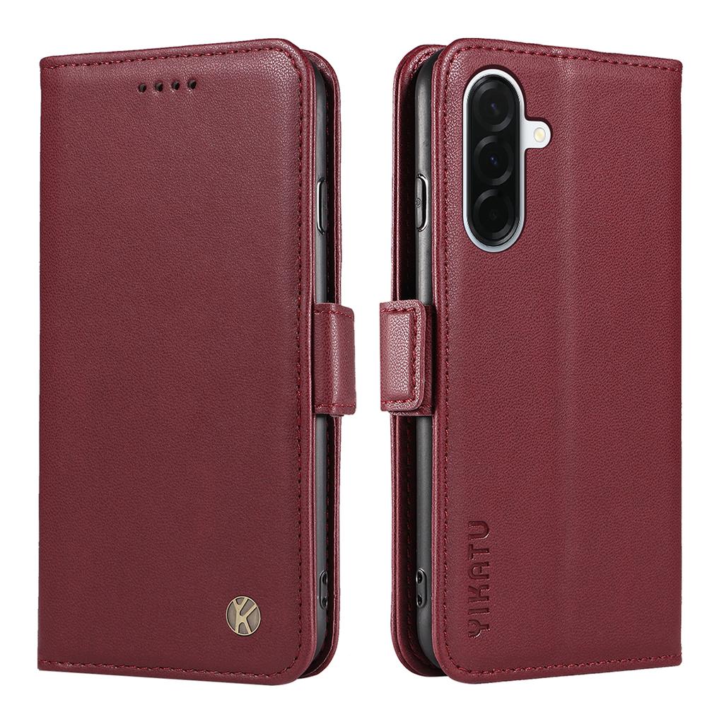 For Samsung Galaxy A37 5G Wallet Phone Case YIKATU YK-003 Leather Stand Cover