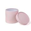 New Round Flower Gift Box Cardboard Solid Color Gift Packaging Paper Box Silver Flower Arrangement Bucket Valentine's Day