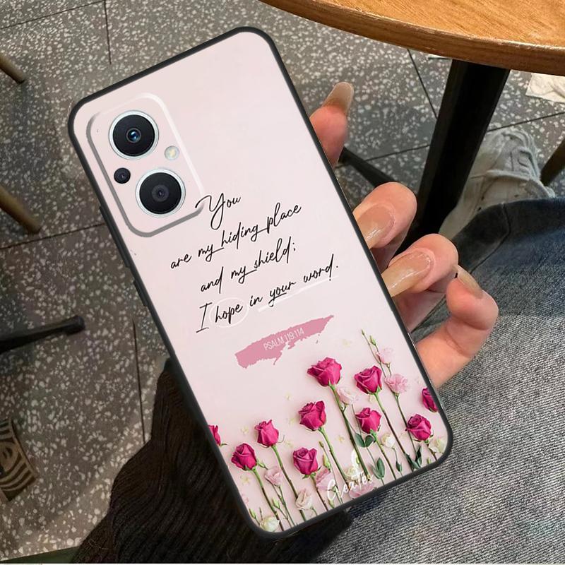Christian Psalms For OPPO Reno 14F 13F 12F 11F 10 11 12 13 14 Pro 7 8 Lite 8T OPPO Find X5 X6 X8 X9 Pro Case