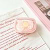 Kawaii Checkered Bow Decor Contact Lens Holder Multicolor Mini Portable Daily Lens Care Case