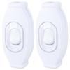 2pcs Waterproof Inline Cable Switches ABS Switches for Office & Industrial Use