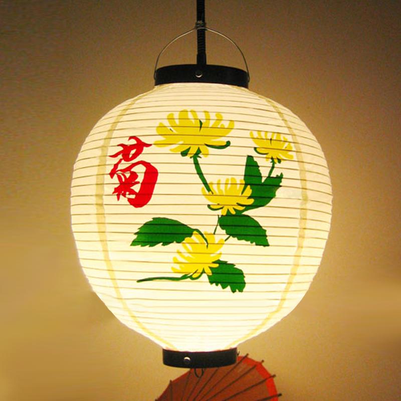 Upscale PVC Waterproof Japanese Style Lantern Sushi Ramen Izakaya Korean Cuisine Restaurant Pub Decor Hanging Lantern Outdoor