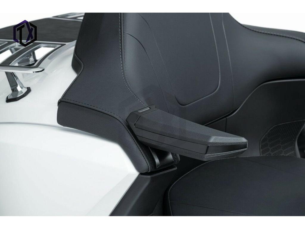 Honda Gold Wing GL1800 Adjustable Rear Trunk Passenger Armrest, Foldable, Fits 2018-2022 Models