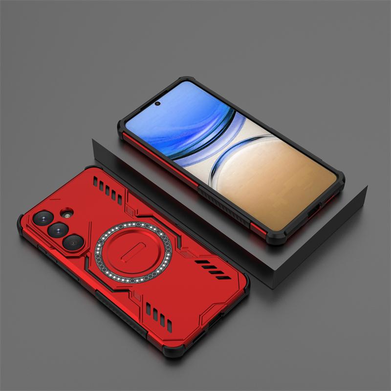 For Samsung Galaxy S26 Plus Case Samsung S26 Plus Armor PC Magnetic Adsorption Wireless Charge Cover For Samsung S26 Plus Case