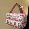 High-Value Large-Capacity Portable Makeup Travel Bag - Cute 3D Design for Women