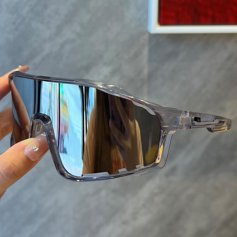 Protective Glasses Women Outdoor Road Bike Sun Glasses Popular One-piece Glasses Outdoor Sports Mountain Climbing UV400 Goggles