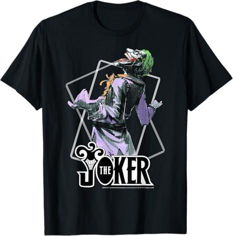 Comics BatUnisex Joker Laughing Unisexiac Black TShirt S