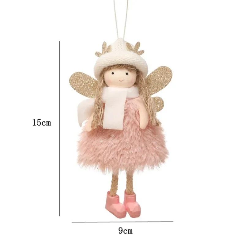 Christmas Tree Decor Xmas Tree Hanging Decoration 2026 New Year Christmas Angel Hanging Ornament Angel Doll Hanging Ornament