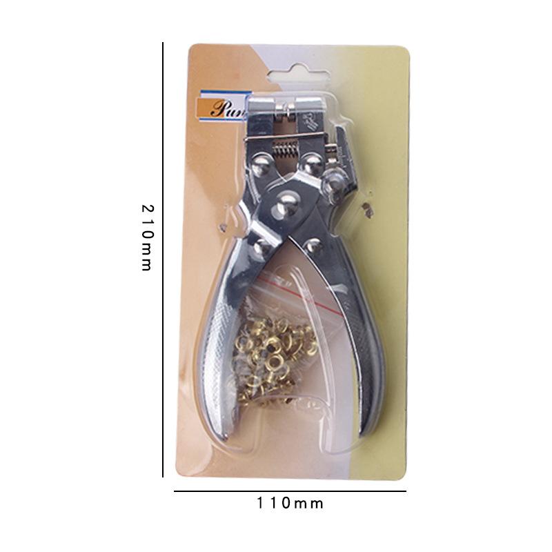 

Eyelet Installation Tool Set,Portable Grommet/Puncher Hand Press kit for Leather/Belt/Shoes/Cloths