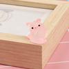Internet Celebrity Pig Doll: 3D Resin Ornament & DIY Epoxy Display Stand for Phone Cases