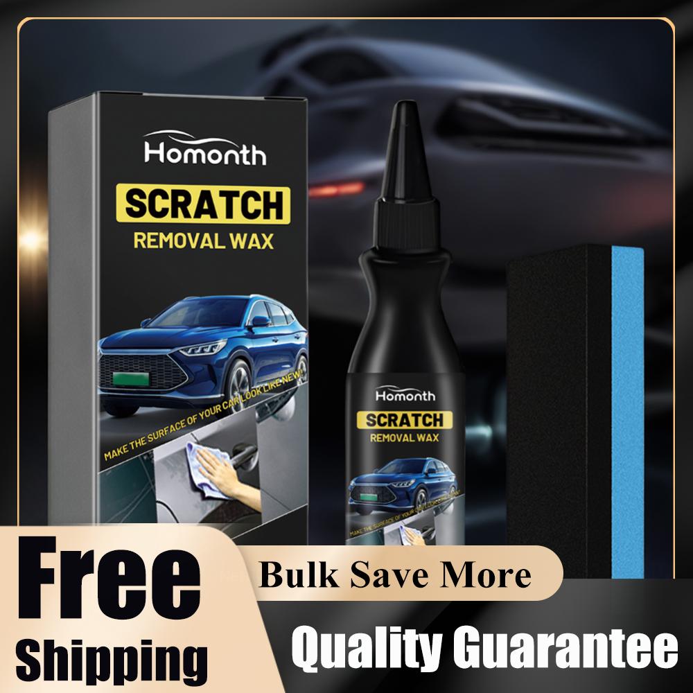 100ml Car Scratch Remover with Sponge Car Paint Scratch Repair Polishing Wax Car Scratch Removal Paste for Vehicles