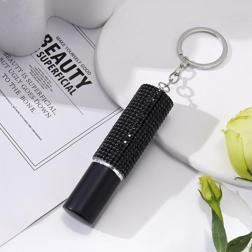 Empty Perfume Bottle Mini Key Ring Portable Spray Bottle Keychain Keychain Accessories