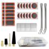 DIY Bike Tire Repair Kit Vulcanizing Patches Tire Patch Repair Tool  Road Mountain Bicycle