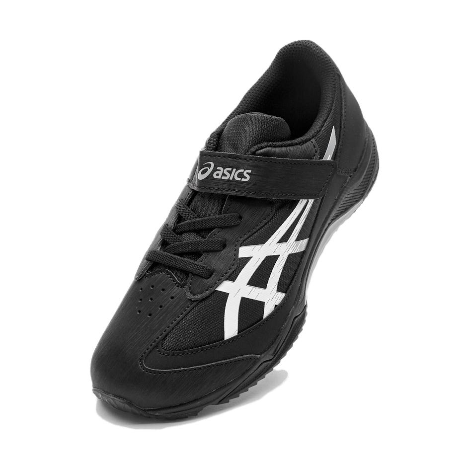 Asics Lazerbeam Synthetic Leather Fabric Comfortable Sports Low-Top Kids Running Shoes Kids Running Shoes Black 1154A183-001