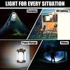 Portable Solar Camping Light,Hand-held Light with Hook LED Camping Light,Rechargeable and Foldable,Suitable for Tents, Offices, Emergency Lighting