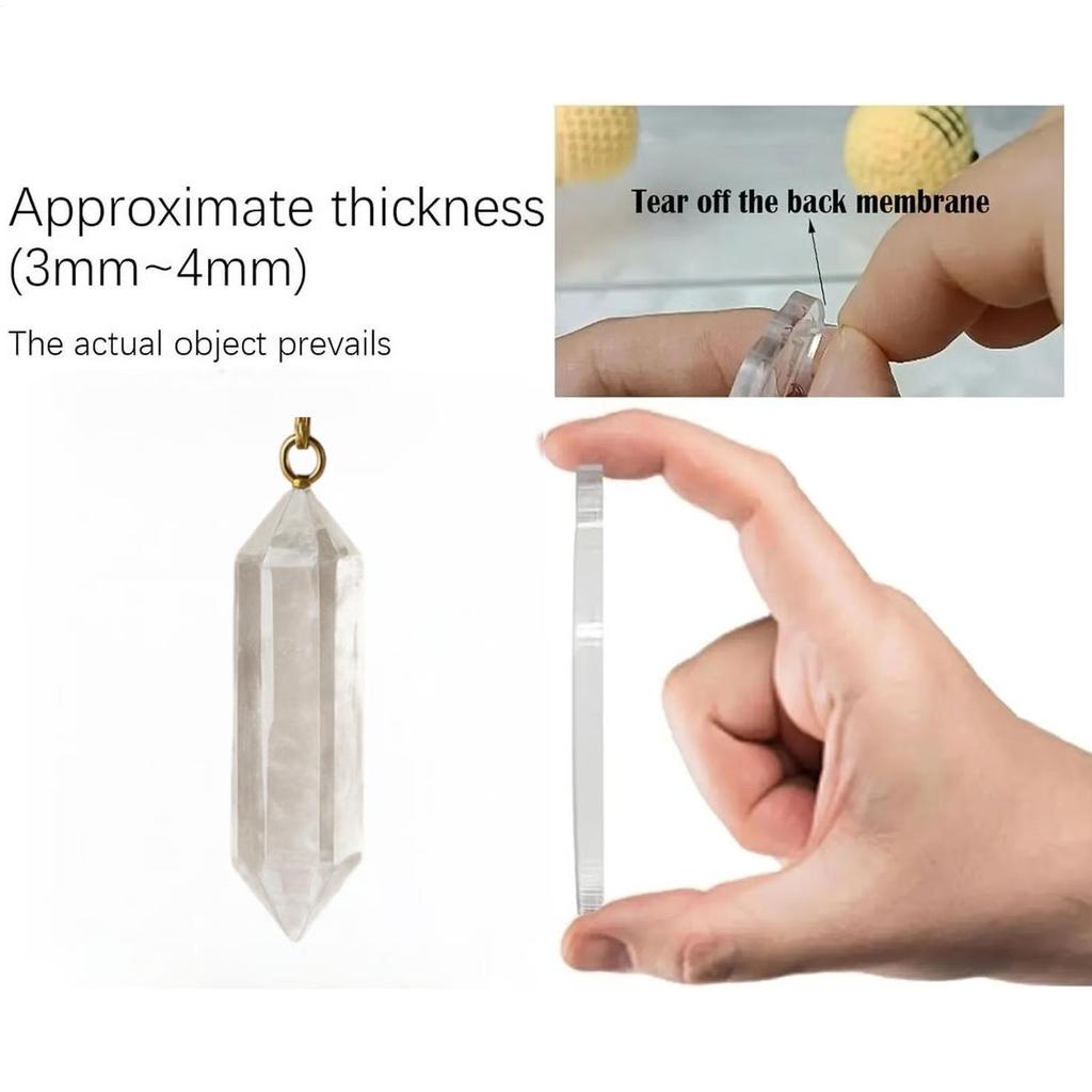 Crystal Gemstone Advent Calendar 2D Acrylic Christmas Tree Ornaments Winter Holiday Decor For Window Wall Home Festival Decor