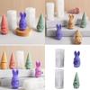 Gießformen 3D Zwerg Serie Silikonform Ostereier Kerzenformen Gipsformen Ornamente Formen für Heimdekoration