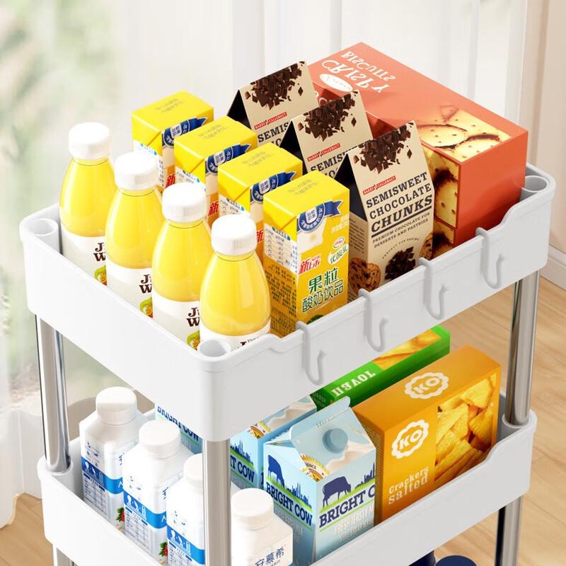 Changbaosen 4-Tier Wider Bathroom Slim Storage Cart (2-pack)