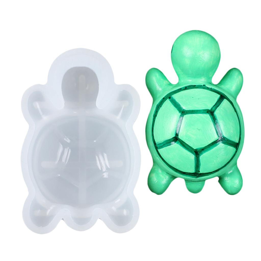 Stylish Handmade Soap and Candle Crafting Turtles Silicone Mould Flexible Home Decoration Supplies for Art Projects