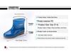 Women's Non-slip Low-top Rain Shoes, Short Tube Rubber Boots, Low Heel Water Shoes