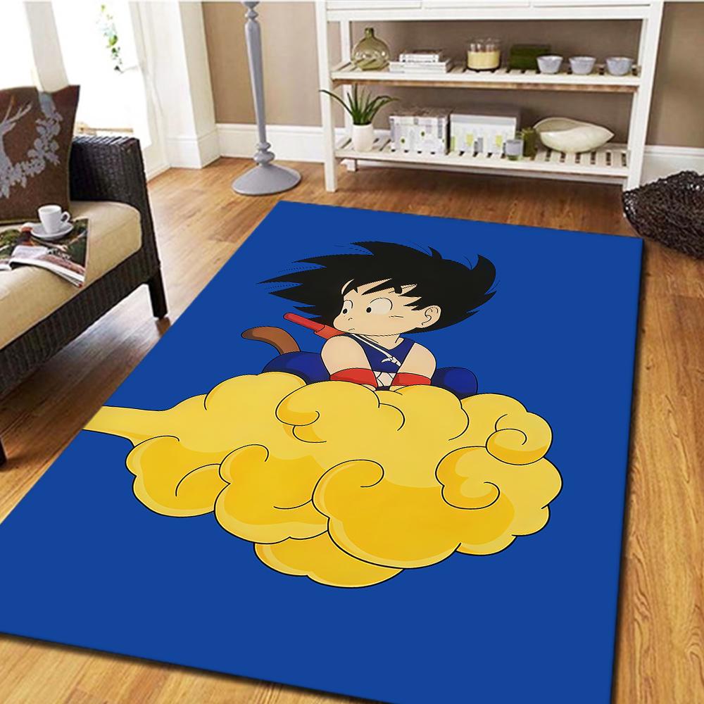 

Son Goku Anime Carpet, Cool Movie Mat for Home Decor, Digital Print Bedroom Floor Rug, Living Room -HYQ25 60x90cm