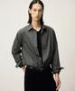 Il Corso Garment-Dyed Relaxed Shirt Charcoal Gray Iesh5F002Cg