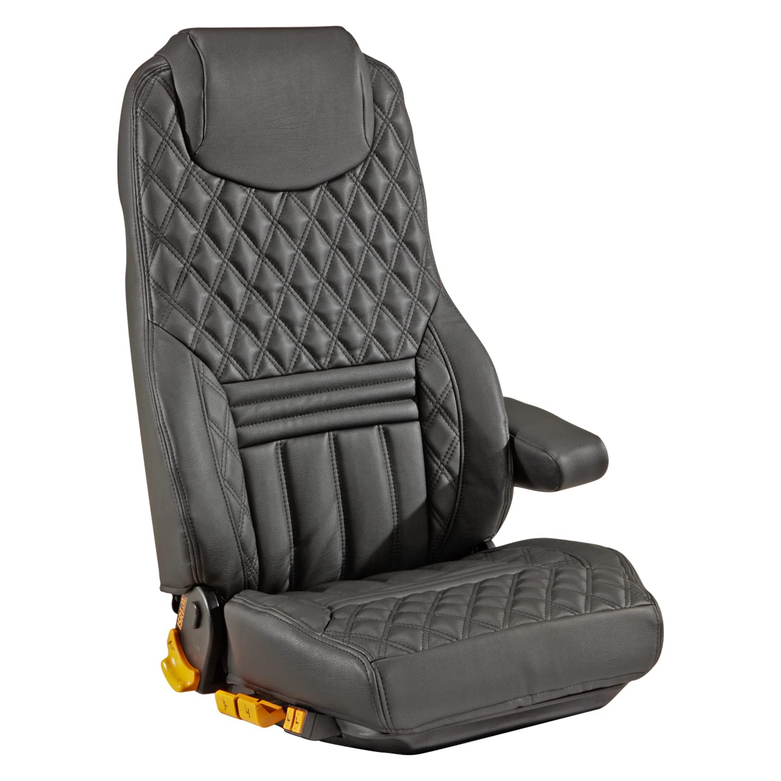 

Miyabi Miyabi Truck Seat Grand Black for the Passenger Seat of the Fuso 17 Super Great Cover, Diamond, Stitching, (MTS-G-F012AL)