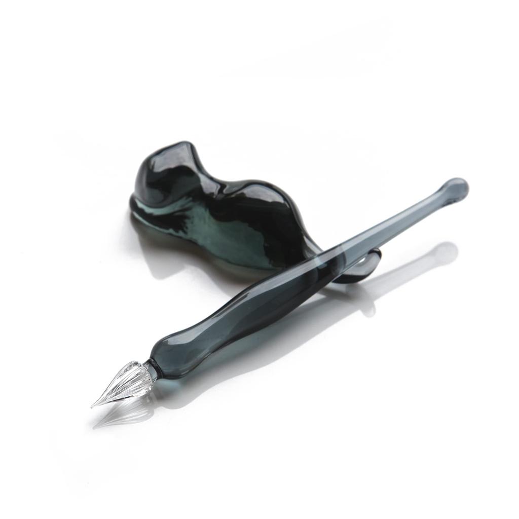 72 Pen Shop Glass Fountain Smooth Brush Colorful Glass No. Pen, Pen, Stationery, Feeling, (Black)