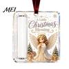 Unique Stocking Stuffer for Christmas Cash Gift Ornament, Clear Acrylic Money Holder, Holiday Xmas Creative Holder Holidays Tree Hanging Decoration,