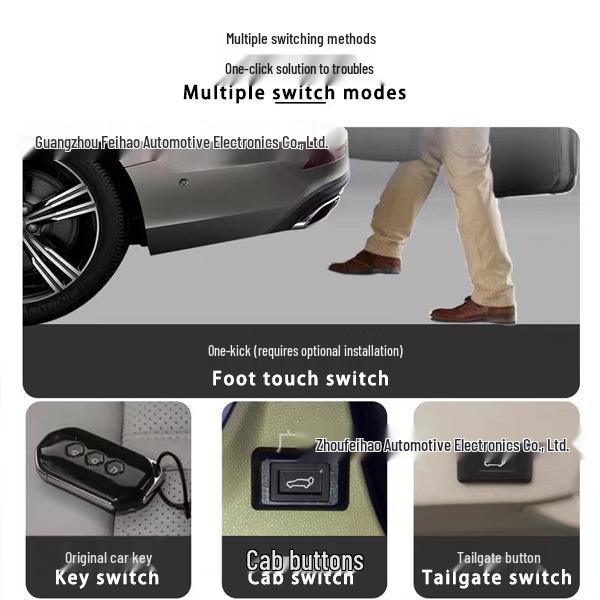 Compatible Electric Tailgate and Trunk Suction Kit for Dongfeng Nano 06/Vigo