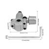 BVP31 Refrigerator Tap Valves Replacement for Pipe Hoses with 6-10mm Diameter