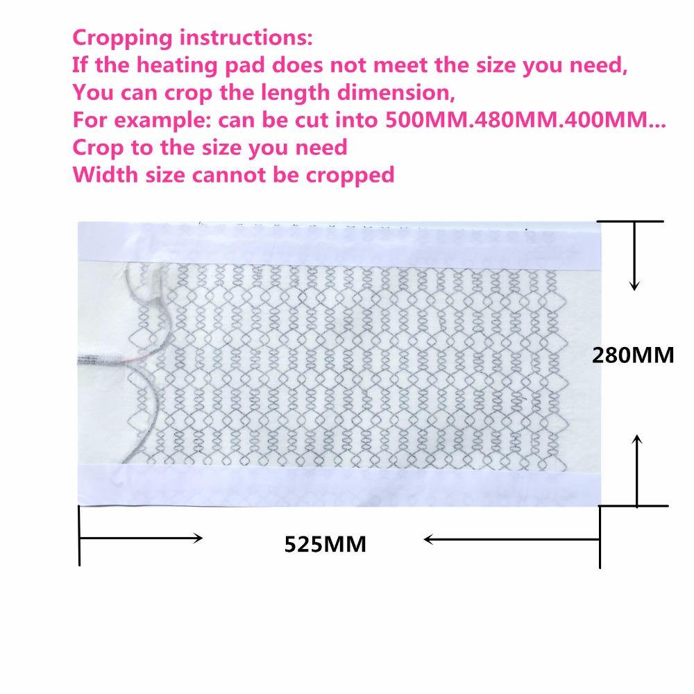 4pcs  3 Level 12V Carbon Fiber Universal Car Heated Heating Heater Seat Pads Winter Warmer Seat