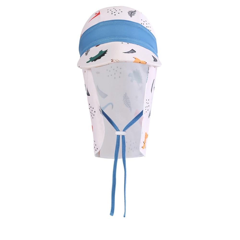 Neck Protection Children's Swimming Cap Anti UV UV Protection Hat Kids Bucket Hats  Summer