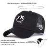 Unisex Xx Smiling Face Embroidery Baseball Net Caps Spring Summer Outdoor Adjustable Casual Hats Dad Hat Sunscreen Hat