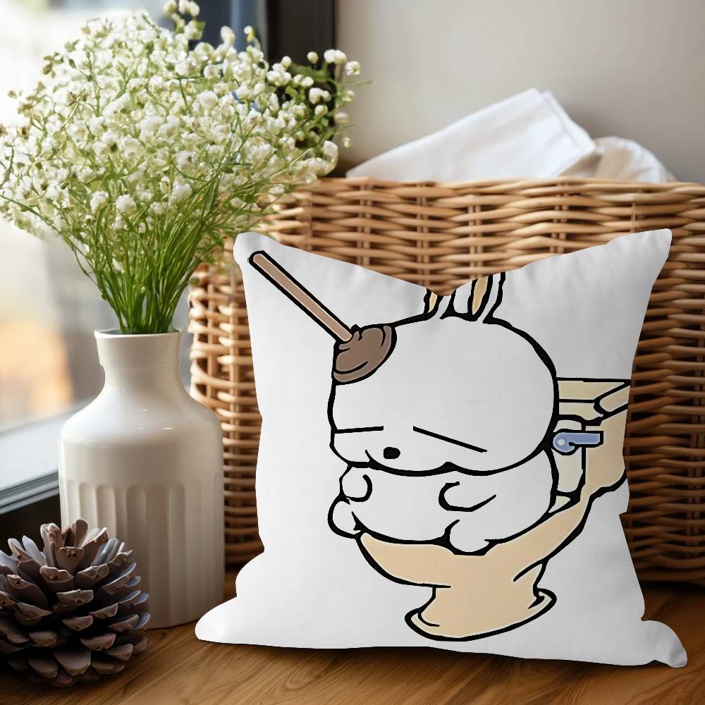 MashiMaroS Anime Cushion Cover Pillowcase Upholstery Sofa Throw Pillow Home Decor Pillowcas