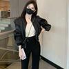 Women's Trendy Short Baseball Jacket - Spring & Autumn Fashion Loose Outerwear